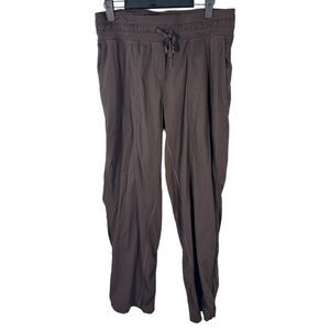 Lululemon Dance Studio Mid Rise Cropped Pants Espresso Brown Size 8